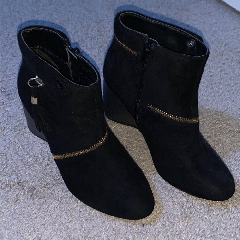 wedge booties
